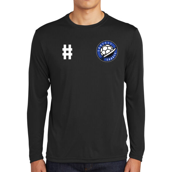 Sport-Tek TALL Long Sleeve PosiCharge Competitor Tee - Printed Logo **Add Name and/or Number for $5 EACH! ** Thumbnail