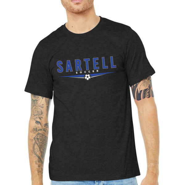 BELLA+CANVAS® Unisex Heather CVC Short Sleeve Tee - Printed Logo Thumbnail