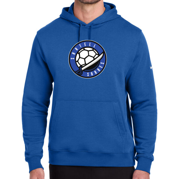 Nike Club Fleece Sleeve Swoosh Pullover Hoodie - Printed Logo **Add Name For $5** Thumbnail