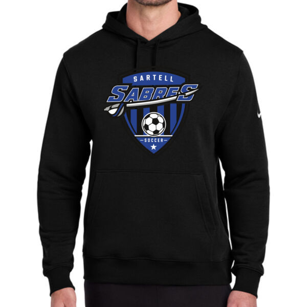 Nike Club Fleece Sleeve Swoosh Pullover Hoodie - Printed Logo **Add Name For $5** Thumbnail