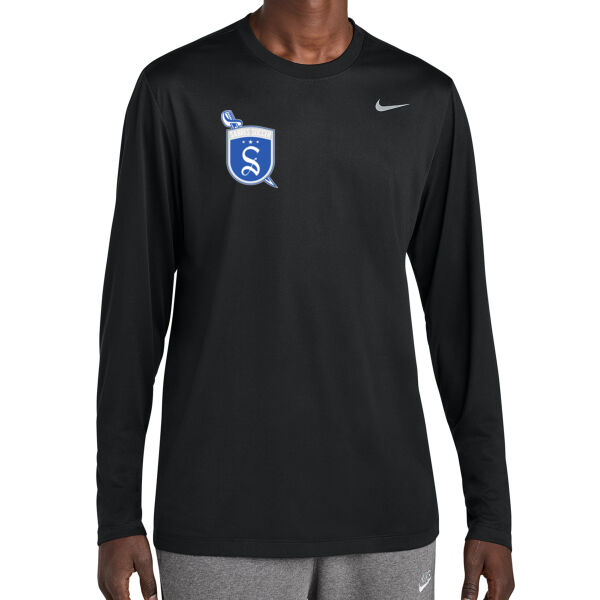 Nike Team rLegend Long Sleeve Tee - Printed Logo Thumbnail