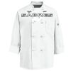 Eight Knot Button Chef Coat with Thermometer Pocket Thumbnail