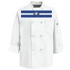 Eight Knot Button Chef Coat with Thermometer Pocket Thumbnail