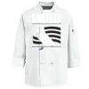 Eight Knot Button Chef Coat with Thermometer Pocket Thumbnail