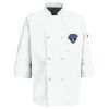 Eight Pearl Button Chef Coat with Thermometer Pocket Thumbnail