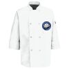 Eight Pearl Button Chef Coat with Thermometer Pocket Thumbnail