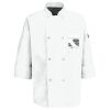 Eight Pearl Button Chef Coat with Thermometer Pocket Thumbnail